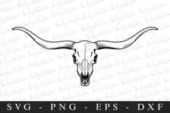 Cow skull| SVG Cut files | Cricut Product Image 1