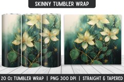 Watercolor Tumbler Sublimation Wrap | Tumbler | Sublimation Product Image 1