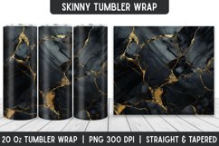 Seamless Marble Tumbler Sublimation Wrap | Sublimation Product Image 1