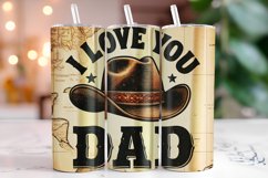 Father's Day 20oz Tumbler Wrap Sublimation Product Image 1
