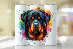 Dog Tumbler Wrap Sublimation Design Product Image 1