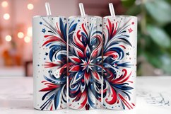 4th of July 20oz Tumbler Wrap Sublimation Product Image 1