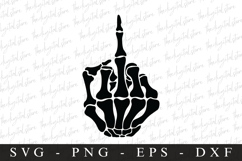 Middle Finger | SVG Cut files | Cricut Product Image 1