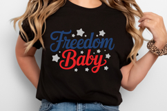 Freedom Baby Svg Design | 4th of july svg | Shirt Svg Product Image 1
