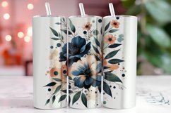 Florals 20oz Tumbler Wrap Sublimation Product Image 1