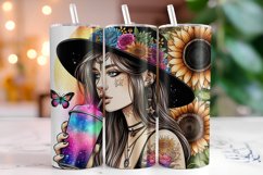 Flower Girl 20oz Tumbler Wrap Sublimation Product Image 1
