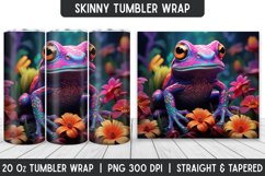 Frog Tumbler Sublimation Wrap | Tumbler | Sublimation Product Image 1
