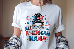 All American Nana Svg Design | 4th of july svg | Shirt Svg Product Image 1