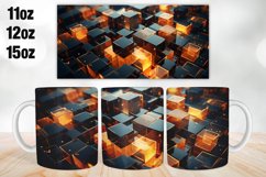 3D Mug Wrap Design | Sublimation PNG | 11oz 12oz &amp; 15oz Product Image 1