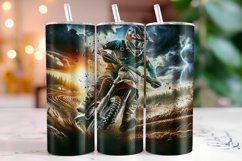 Motorcross 20oz Tumbler Wrap Sublimation Product Image 1