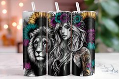 Flower Girl 20oz Tumbler Wrap Sublimation Product Image 1
