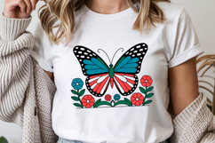 Butterfly Svg Design | 4th of july svg | Shirt Svg Product Image 2