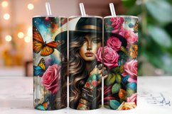 Flower Girl 20oz Tumbler Wrap Sublimation Product Image 1