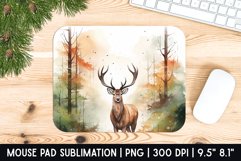 Deer Mouse Pad Sublimation Designs | Mouse Pad Designs Product Image 1