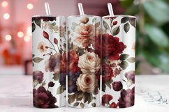 Florals 20oz Tumbler Wrap Sublimation Product Image 1