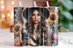 Flower Girl 20oz Tumbler Wrap Sublimation Product Image 1