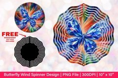Butterfly Wind Spinner Sublimation Design Product Image 1