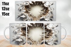 3D Mug Wrap Design | Sublimation PNG | 11oz 12oz &amp; 15oz Product Image 1