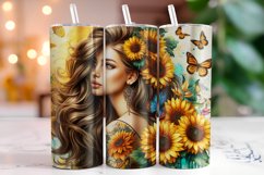 Flower Girl 20oz Tumbler Wrap Sublimation Product Image 1