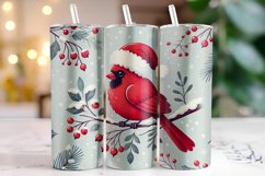 Christmas Cardinal bird Tumbler Wrap | Christmas Product Image 1