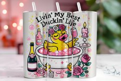 Duckin' Life 20oz Tumbler Wrap Sublimation Product Image 1