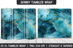 Seamless Marble Tumbler Sublimation Wrap | Sublimation Product Image 1