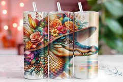 Alligator 20oz Tumbler Wrap Sublimation Product Image 1