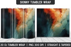 Watercolor Tumbler Sublimation Wrap | Tumbler | Sublimation Product Image 1