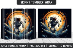 Astronaut Tumbler Sublimation Wrap | Tumbler | Sublimation Product Image 1