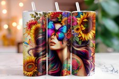 Flower Girl 20oz Tumbler Wrap Sublimation Product Image 1