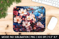 Flower Mouse Pad Sublimation Designs | Mouse Pad Designs Product Image 1