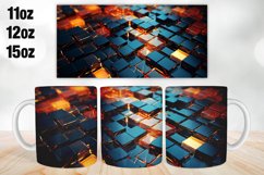 3D Mug Wrap Design | Sublimation PNG | 11oz 12oz &amp; 15oz Product Image 1