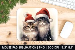 Cute Cats Mouse Pad Sublimation Designs | Mouse Pad Designs Product Image 1
