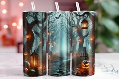 Halloween 20oz Tumbler Wrap Sublimation Product Image 1