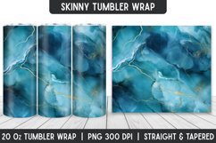 Seamless Marble Tumbler Sublimation Wrap | Sublimation Product Image 1