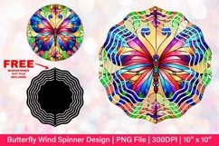 Butterfly Wind Spinner Sublimation Design Product Image 1