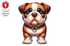 Bulldog Clipart Sublimation PNG Design Product Image 1