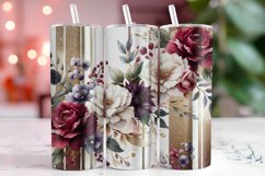 Florals 20oz Tumbler Wrap Sublimation Product Image 1