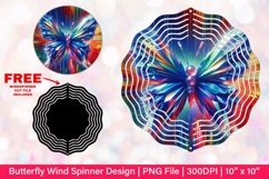 Butterfly Wind Spinner Sublimation Design Product Image 1