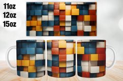 3D Mug Wrap Design | Sublimation PNG | 11oz 12oz &amp; 15oz Product Image 1