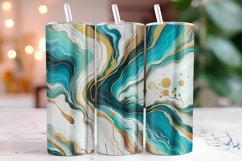 Pastel Marble 20oz Tumbler Wrap Sublimation Product Image 1