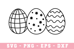 Bunny Egg SVG | SVG Cut files | Cricut Product Image 1
