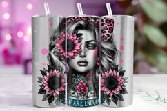 Affirmation Tumbler Wrap, 20 oz Skinny Tumbler sublimation Product Image 1