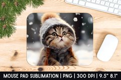 Cute Cat Mouse Pad Sublimation Designs | Mouse Pad Designs Product Image 1