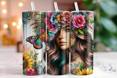 Flower Girl 20oz Tumbler Wrap Sublimation Product Image 1