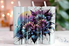 Sunflowers 20oz Tumbler Wrap Sublimation Product Image 1