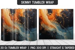 Seamless Marble Tumbler Sublimation Wrap | | Sublimation Product Image 1