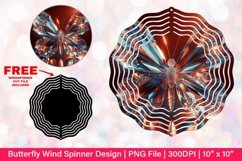 Butterfly Wind Spinner Sublimation Design Product Image 1