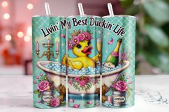 Duckin' Life 20oz Tumbler Wrap Sublimation Product Image 1