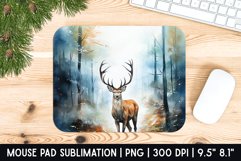 Deer Mouse Pad Sublimation Designs | Mouse Pad Designs Product Image 1